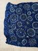 2092 Exquisiter gelber Bandhani-Batikschal aus Gaji-Seide