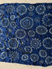 2092 Exquisiter gelber Bandhani-Batikschal aus Gaji-Seide