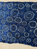 2092 Exquisiter gelber Bandhani-Batikschal aus Gaji-Seide