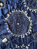2092 Exquisiter gelber Bandhani-Batikschal aus Gaji-Seide