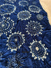 2092 Exquisiter gelber Bandhani-Batikschal aus Gaji-Seide