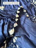 2092 Exquisiter gelber Bandhani-Batikschal aus Gaji-Seide
