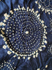 2092 Exquisiter gelber Bandhani-Batikschal aus Gaji-Seide