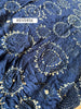 2092 Exquisiter gelber Bandhani-Batikschal aus Gaji-Seide