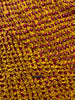 2092 Exquisiter gelber Bandhani-Batikschal aus Gaji-Seide