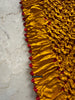 2092 Exquisiter gelber Bandhani-Batikschal aus Gaji-Seide