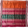 2108 Vintage Chanderi Sari Pallu Dekotextil – Orange