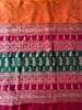 2108 Vintage Chanderi Sari Pallu Dekotextil – Orange