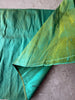 2112 Handwoven Raw Silk Turquoise Blue Table Runner