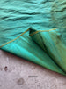 2112 Handwoven Raw Silk Turquoise Blue Table Runner