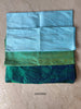2112 Handwoven Raw Silk Turquoise Blue Table Runner
