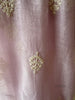 2114 Transparente Chanderi-Stola / Schal – Lavendel