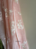 2115 Sheer Chanderi Stole / Shawl / Sarong / Wrap - Peach / Salmon