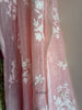 2115 Sheer Chanderi Stole / Shawl / Sarong / Wrap - Peach / Salmon
