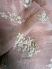 2115 Sheer Chanderi Stole / Shawl / Sarong / Wrap - Peach / Salmon