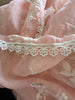 2115 Sheer Chanderi Stole / Shawl / Sarong / Wrap - Peach / Salmon