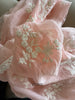 2115 Sheer Chanderi Stole / Shawl / Sarong / Wrap - Peach / Salmon