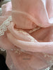 2115 Sheer Chanderi Stole / Shawl / Sarong / Wrap - Peach / Salmon
