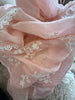 2115 Sheer Chanderi Stole / Shawl / Sarong / Wrap - Peach / Salmon