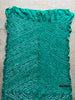 2130 Seegrüner Bandhani-Batikschal aus Seide