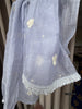 2131 Sheer Chanderi Mulmul Stole / Shawl / Sarong / Wrap - Baby Blue