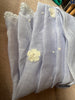 2131 Sheer Chanderi Mulmul Stole / Shawl / Sarong / Wrap - Baby Blue