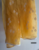 2132 Sheer Chanderi Mulmul Stole / Shawl / Sarong / Wrap - Yellow
