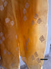 2132 Sheer Chanderi Mulmul Stole / Shawl / Sarong / Wrap - Yellow