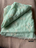 2133 Sheer Chanderi Mulmul Stole / Shawl / Sarong / Wrap - Ice Blue
