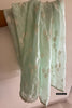 2133 Sheer Chanderi Mulmul Stole / Shawl / Sarong / Wrap - Ice Blue