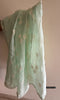 2133 Sheer Chanderi Mulmul Stole / Shawl / Sarong / Wrap - Ice Blue