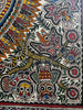 2137 Peinture d'art traditionnel Mithila - Soleil et Lune