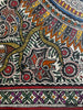 2137 Peinture d'art traditionnel Mithila - Soleil et Lune