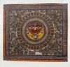2137 Peinture d'art traditionnel Mithila - Soleil et Lune