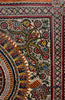 2137 Peinture d'art traditionnel Mithila - Soleil et Lune