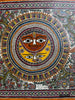2137 Peinture d'art traditionnel Mithila - Soleil et Lune