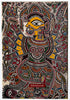 2138 Peinture d'art traditionnel Mithila - Les trois déesses puissantes