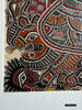 2138 Peinture d'art traditionnel Mithila - Les trois déesses puissantes