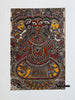 2138 Peinture d'art traditionnel Mithila - Les trois déesses puissantes