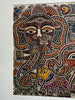 2138 Peinture d'art traditionnel Mithila - Les trois déesses puissantes