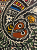 2138 Peinture d'art traditionnel Mithila - Les trois déesses puissantes