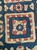 2172 Pair Antique Indian Trade Textile  Patola Print Toraja Fragment - Indigo