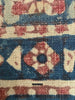 2172 Pair Antique Indian Trade Textile  Patola Print Toraja Fragment - Indigo