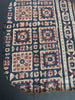 2172 Pair Antique Indian Trade Textile  Patola Print Toraja Fragment - Indigo