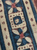 2172 Pair Antique Indian Trade Textile  Patola Print Toraja Fragment - Indigo