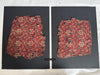 2173 Pair - Antique Indian Trade  Cloth Printed Textile Toraja Fragment