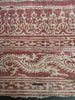 2175 Pair - Antique Indian Trade Textile  Print Toraja Fragment - Border Bands