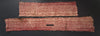 2175 Pair - Antique Indian Trade Textile  Print Toraja Fragment - Border Bands