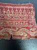 2175 Pair - Antique Indian Trade Textile  Print Toraja Fragment - Border Bands