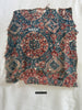 2176 Antique Indian Trade Textile Blue & Red Fragment - Large